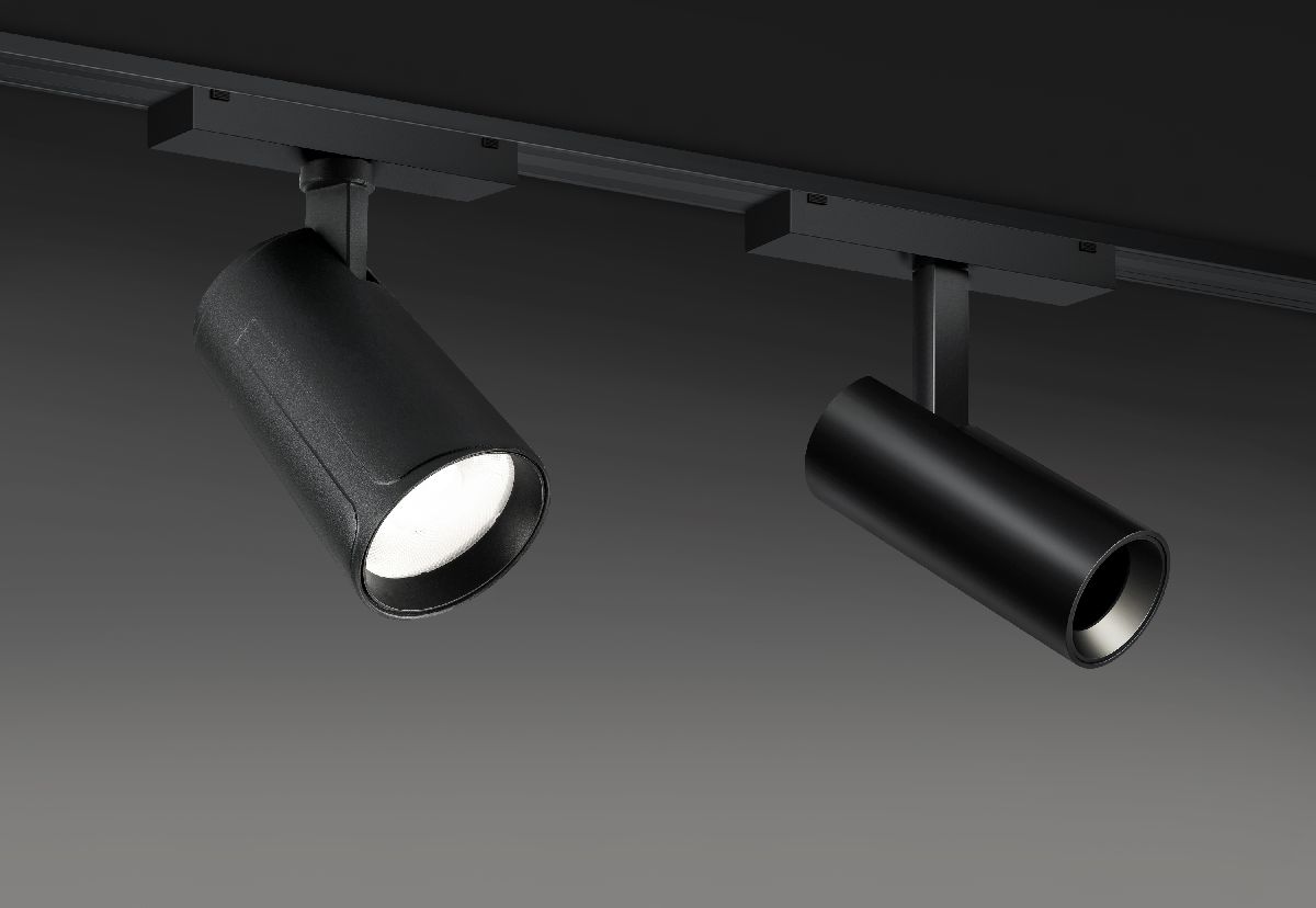 Трековый магнитный светильник iLedex Vision 4825-048-D70-20W-36DG-3000K-BK