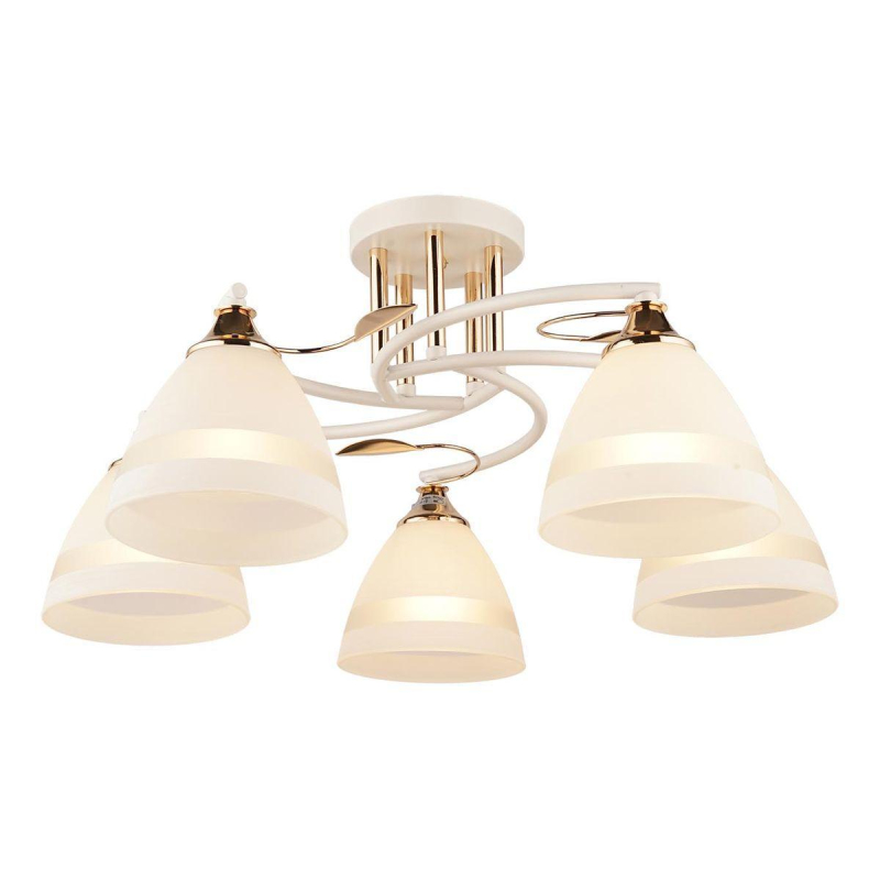 Потолочная люстра IMEX MD.2868-5-S WT+FGD