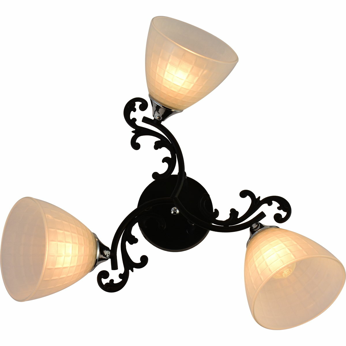 Люстра на штанге Reluce 11308-0.3-03 BK+CR