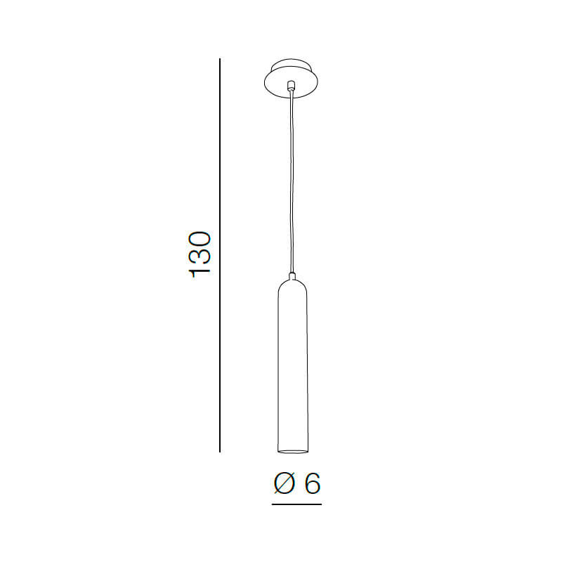 Подвесной светильник Azzardo Tubo 1 AZ1236