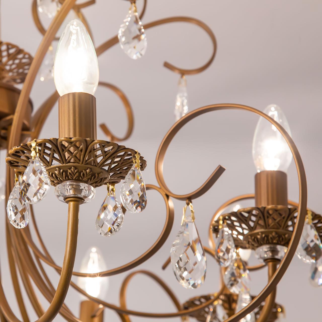 Подвесная люстра Citilux Марлен Кофейная CL411181