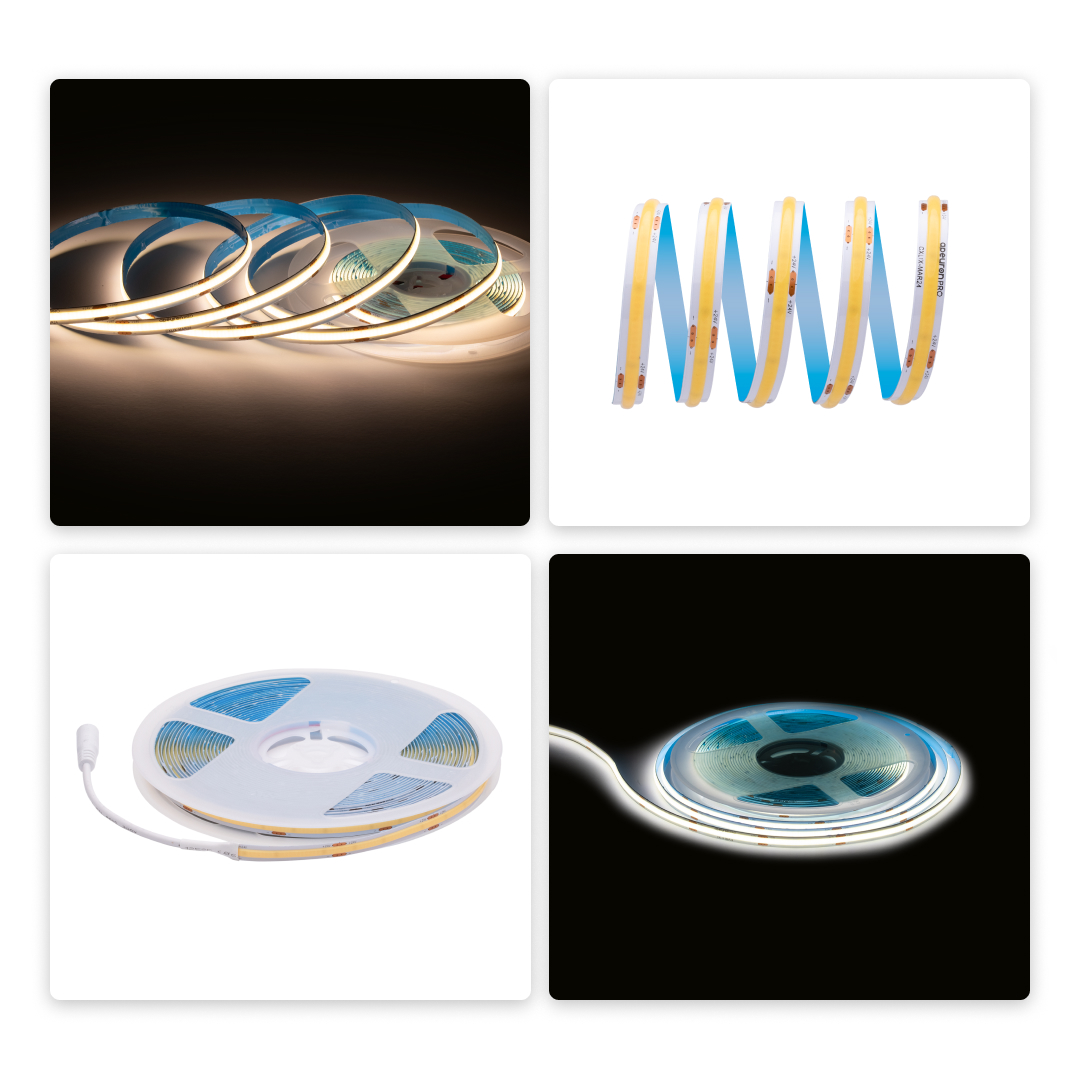 Светодиодная лента Apeyron 24В COB 15Вт/м 4000К 10м IP20 00-484