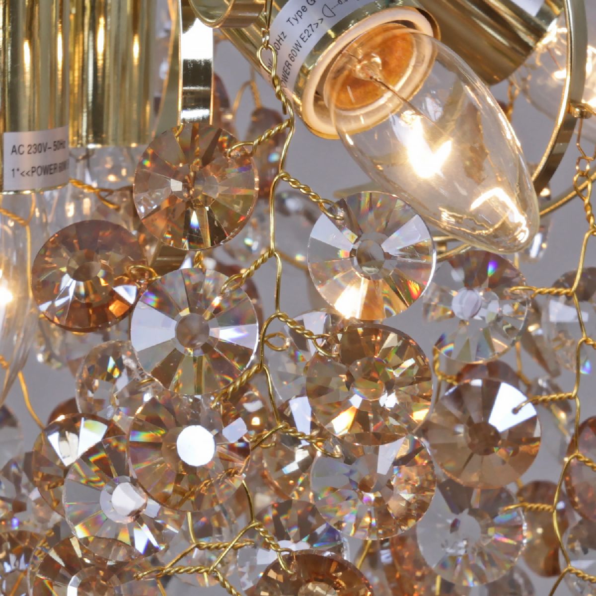 Подвесная люстра Reluce 02382-0.4-5+2 FFG