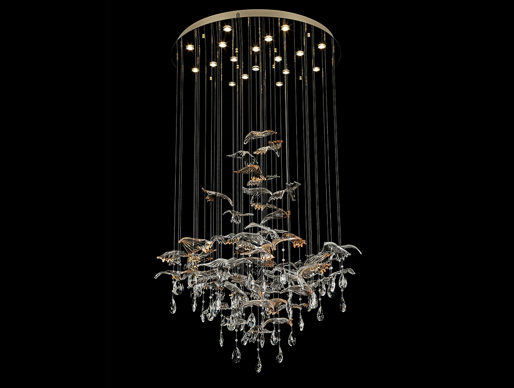 Подвесная люстра Newport 8220/80 С gold polished М0071211