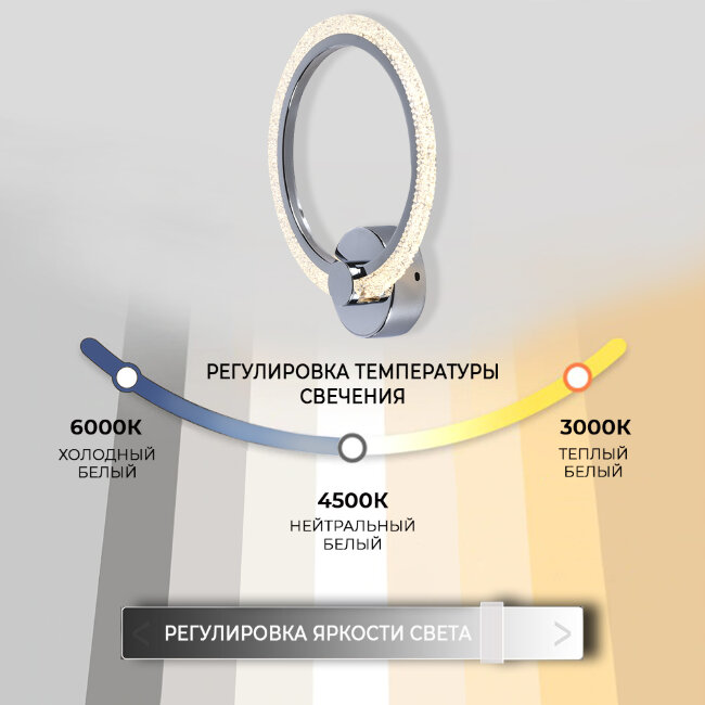 Бра Wedo Light Kamoli WD5003/1W-L-CR