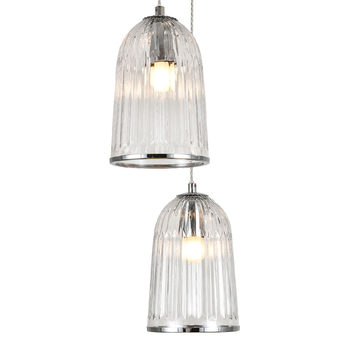 Каскадная люстра Indigo Lucido 11046/5P Chrome V000483