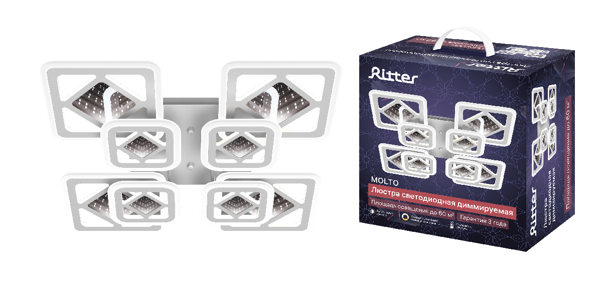 Потолочная люстра Ritter Molto 52309 7