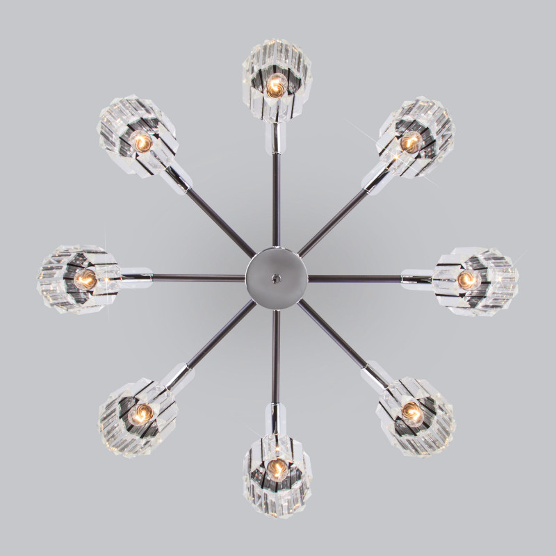 Люстра на штанге Eurosvet 70090/8 графит Smart a045142