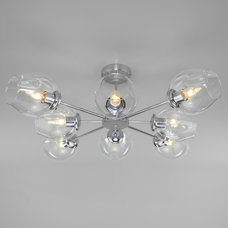 Потолочная люстра Eurosvet Polla 30154/8 хром