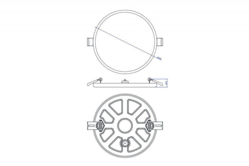 Встраиваемый светодиодный светильник Donolux DL20091R15W1W IP44