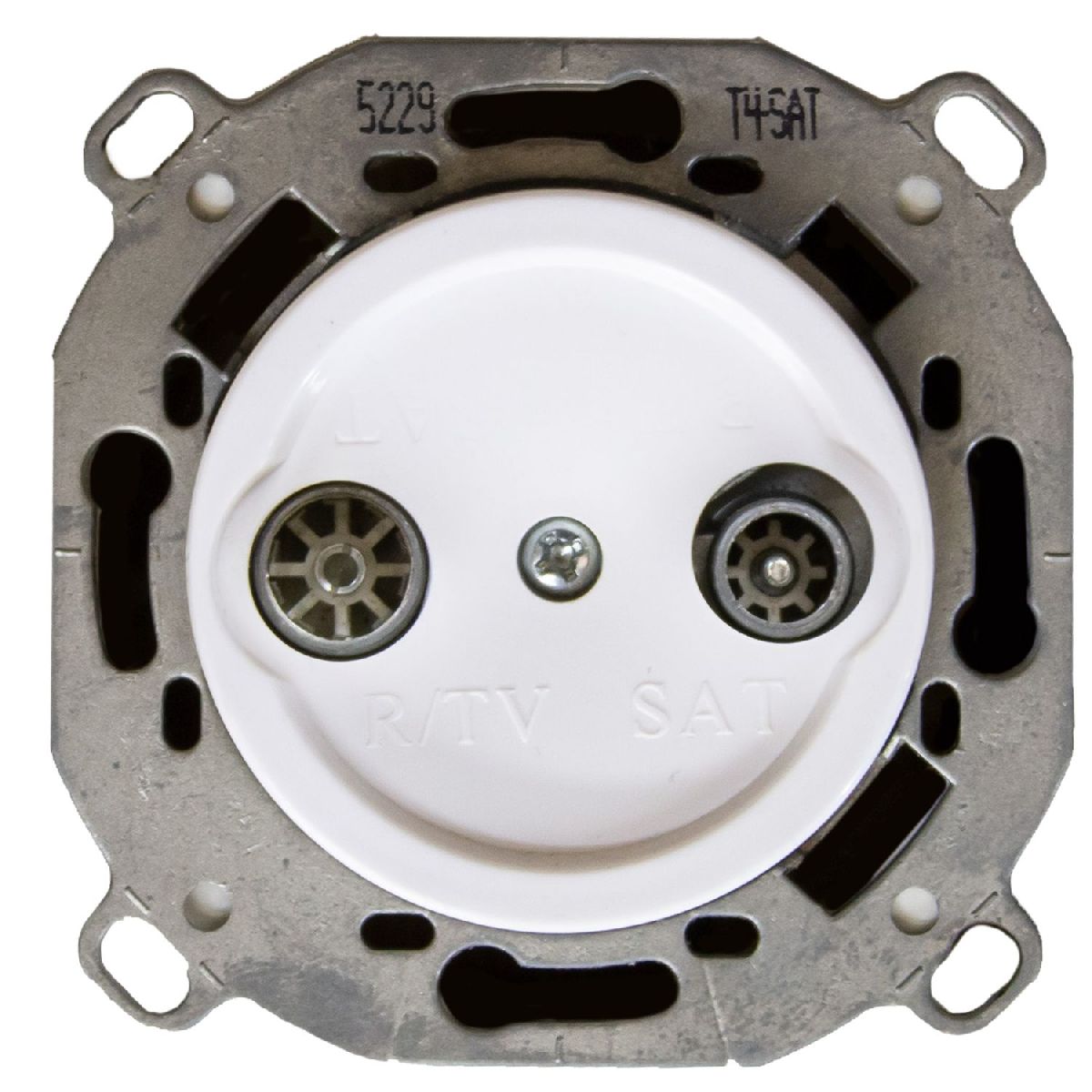 Розетка TV/R-SAT оконечная Bironi Шедель B3-305-21