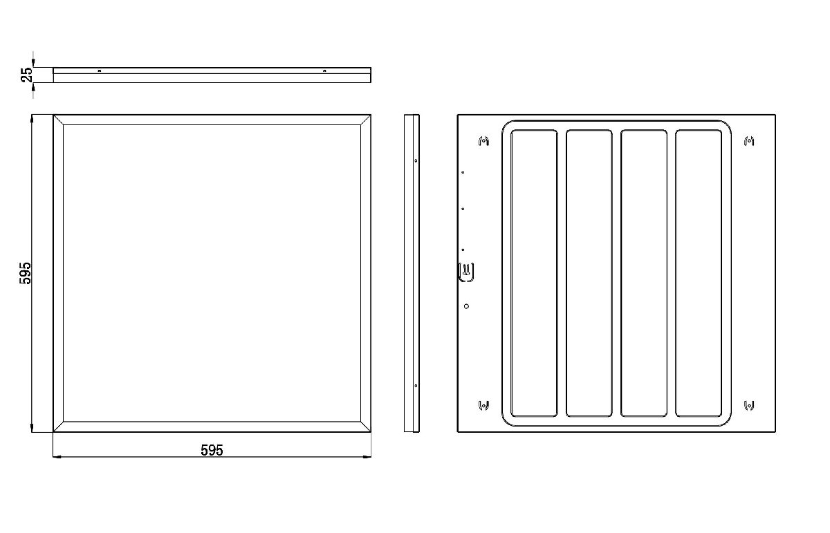 Светодиодная панель Эра SPO-1-40-6K-M-5Y Б0065473