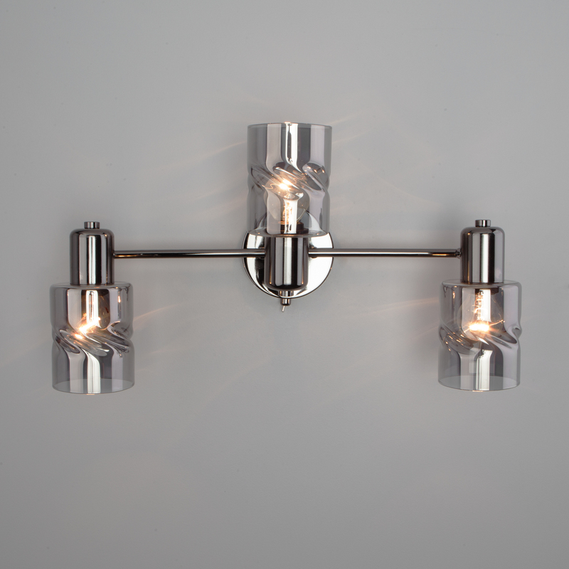 Настенный светильник Eurosvet Ansa 20120/3 чёрный жемчуг