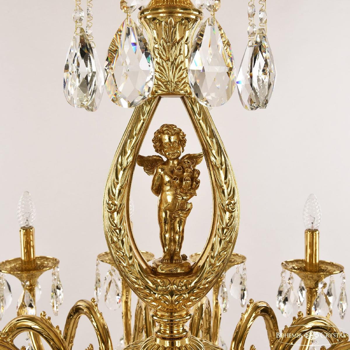 Подвесная люстра Bohemia Ivele Crystal Florence 71401/16/360 B G FA10B