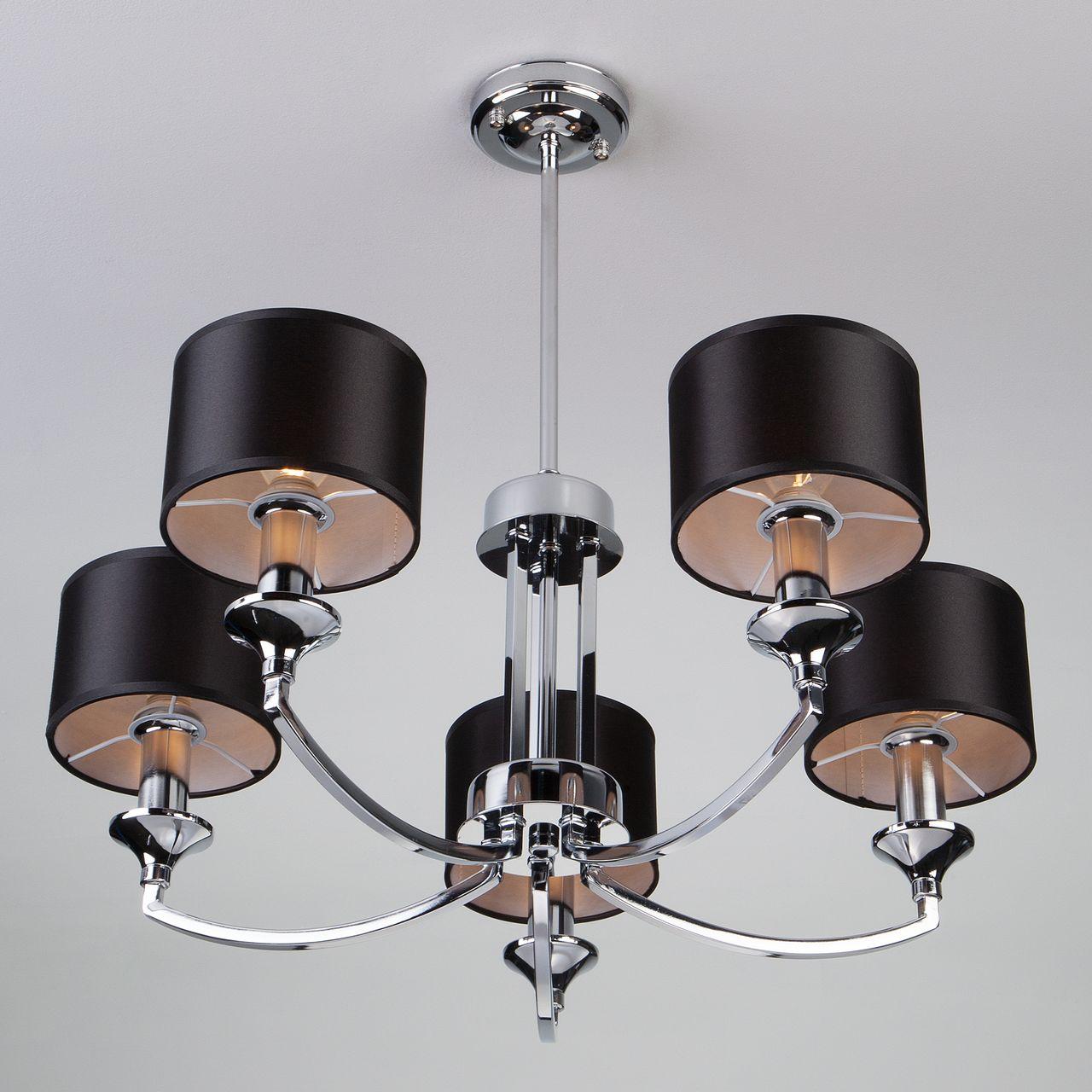 Подвесная люстра Eurosvet Diana 60067/5 хром