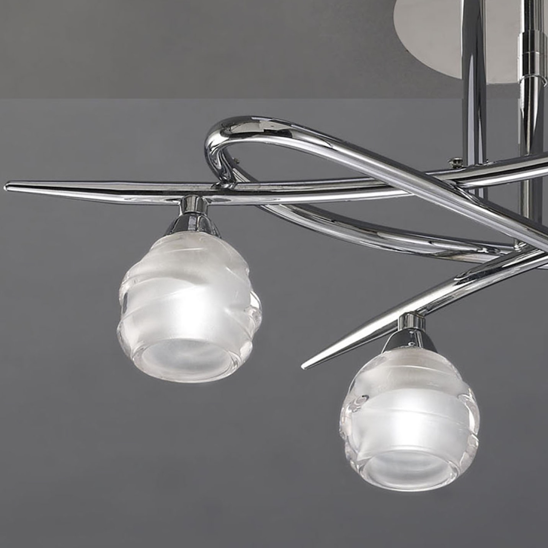 Потолочная led люстра Mantra Loop Chrome 1803