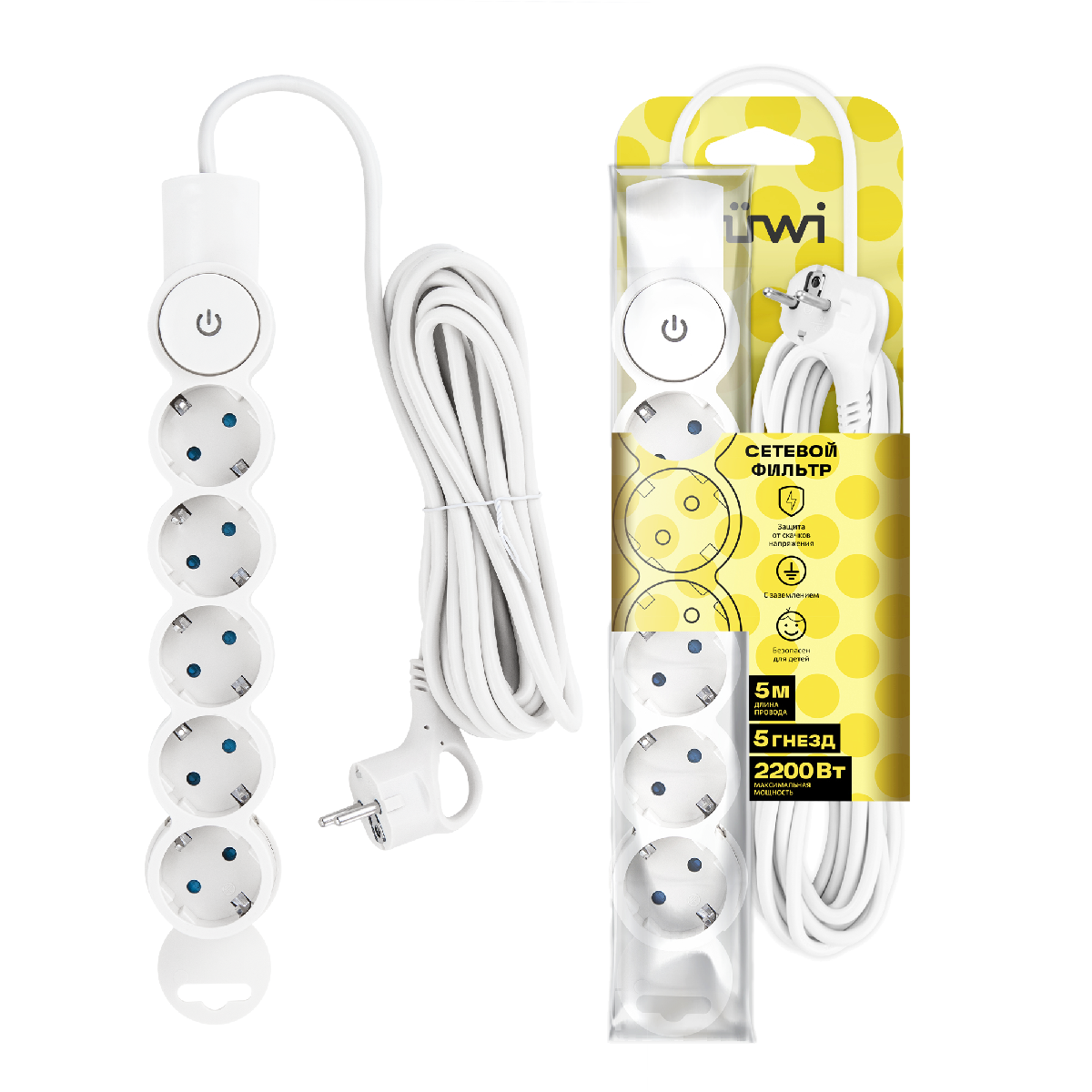 Сетевой фильтр Duwi 32577 2