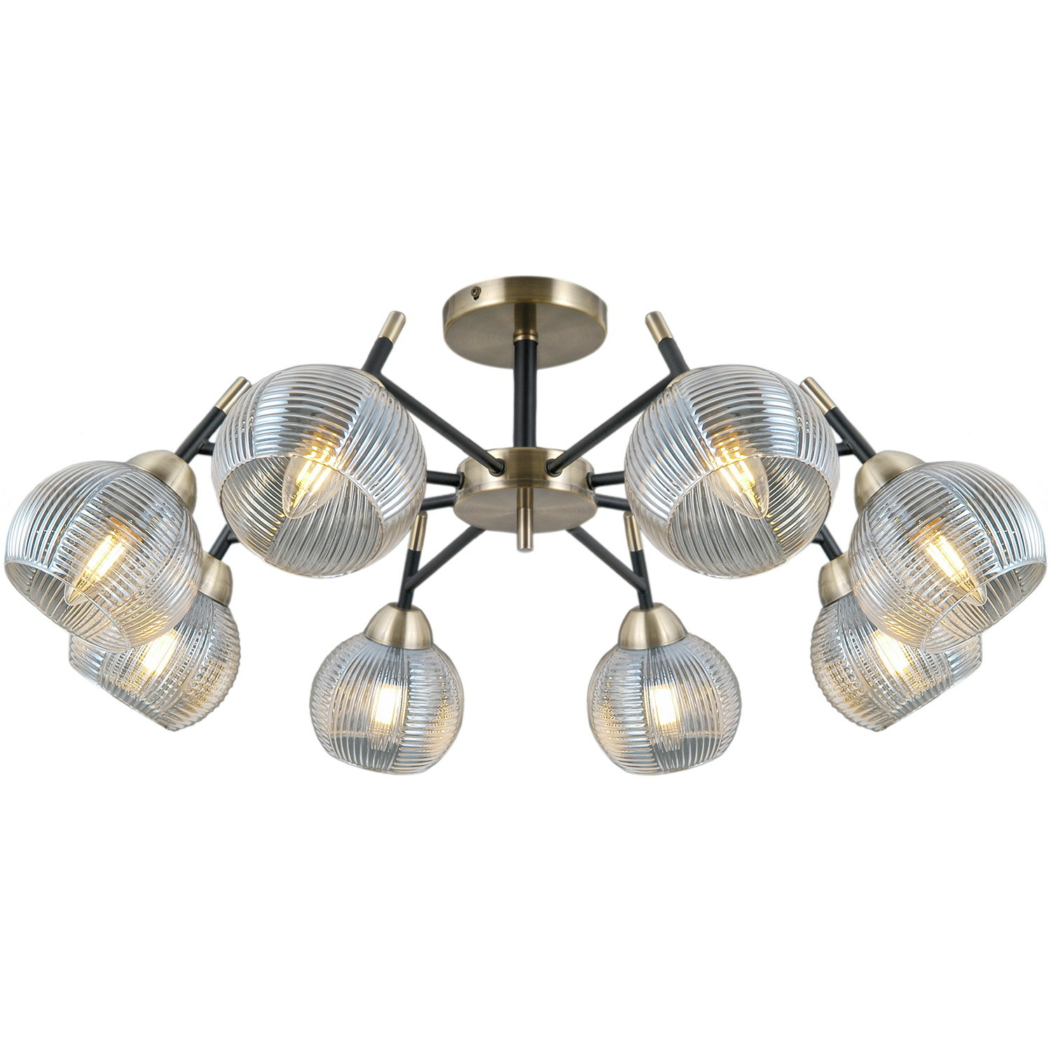 Люстра на штанге Illumico IL0375-8CSQ-79 AB BK