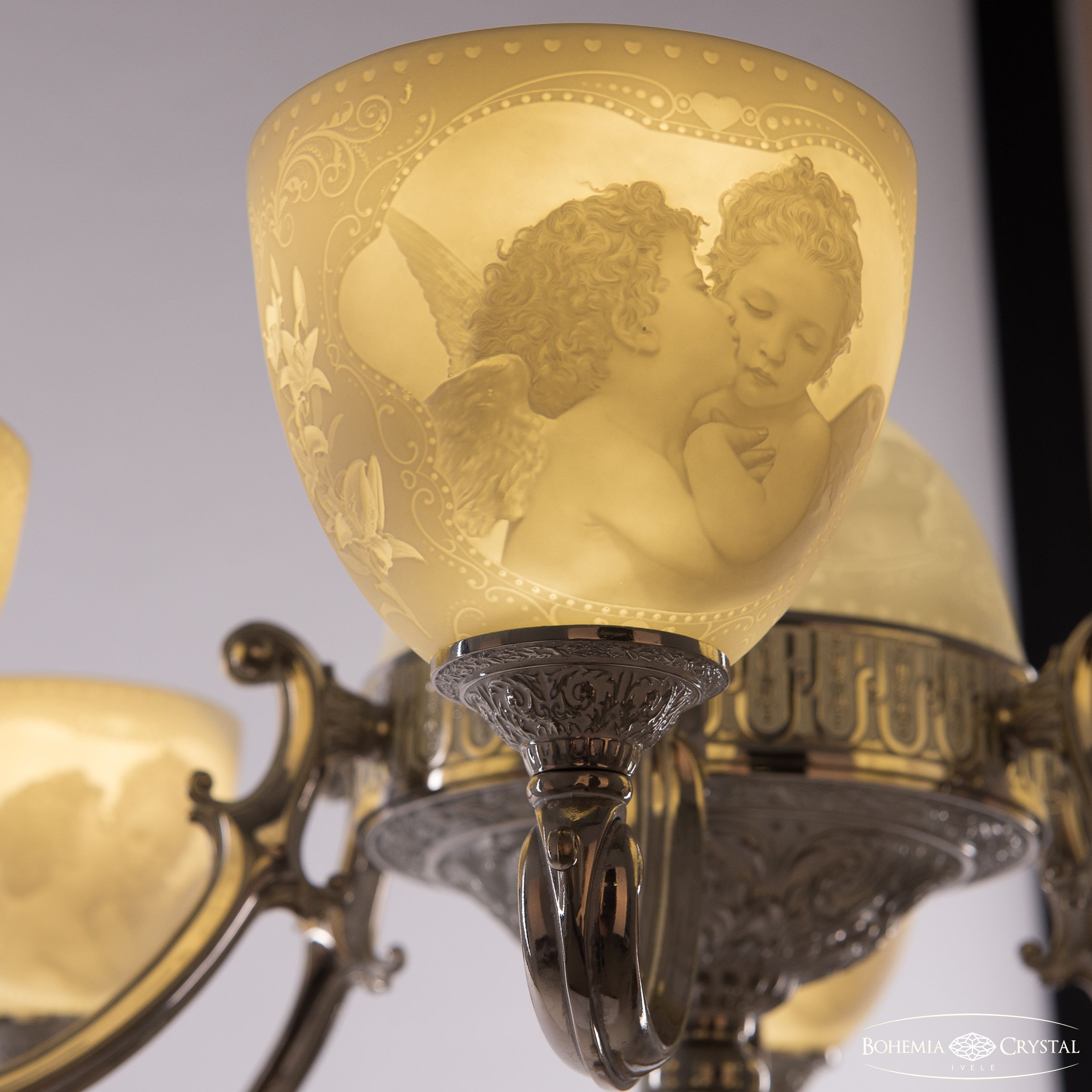 Торшер Bohemia Ivele Crystal Verona 72009TP/6/175 NW P1 U Angel FA2S