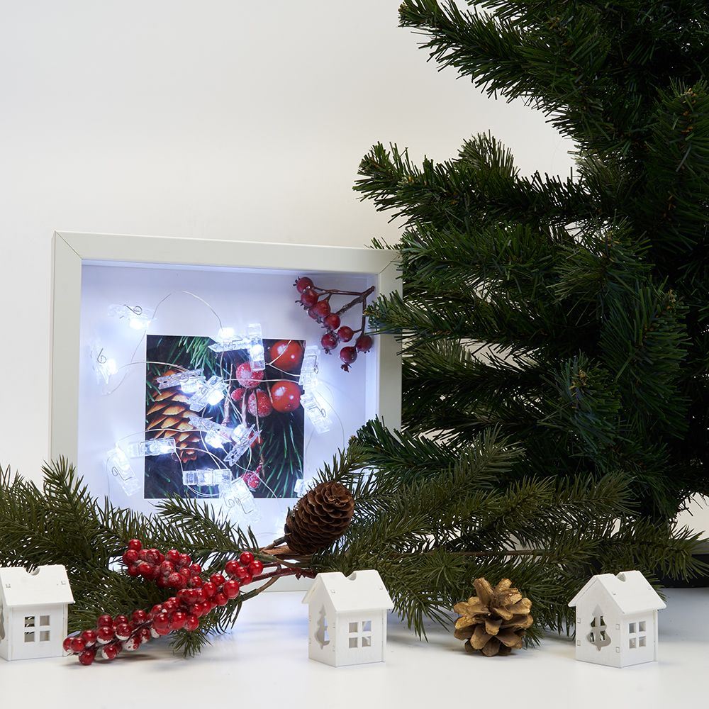 Светодиодная гирлянда Feron Прищепки USB белый без мерцания CL573 41651