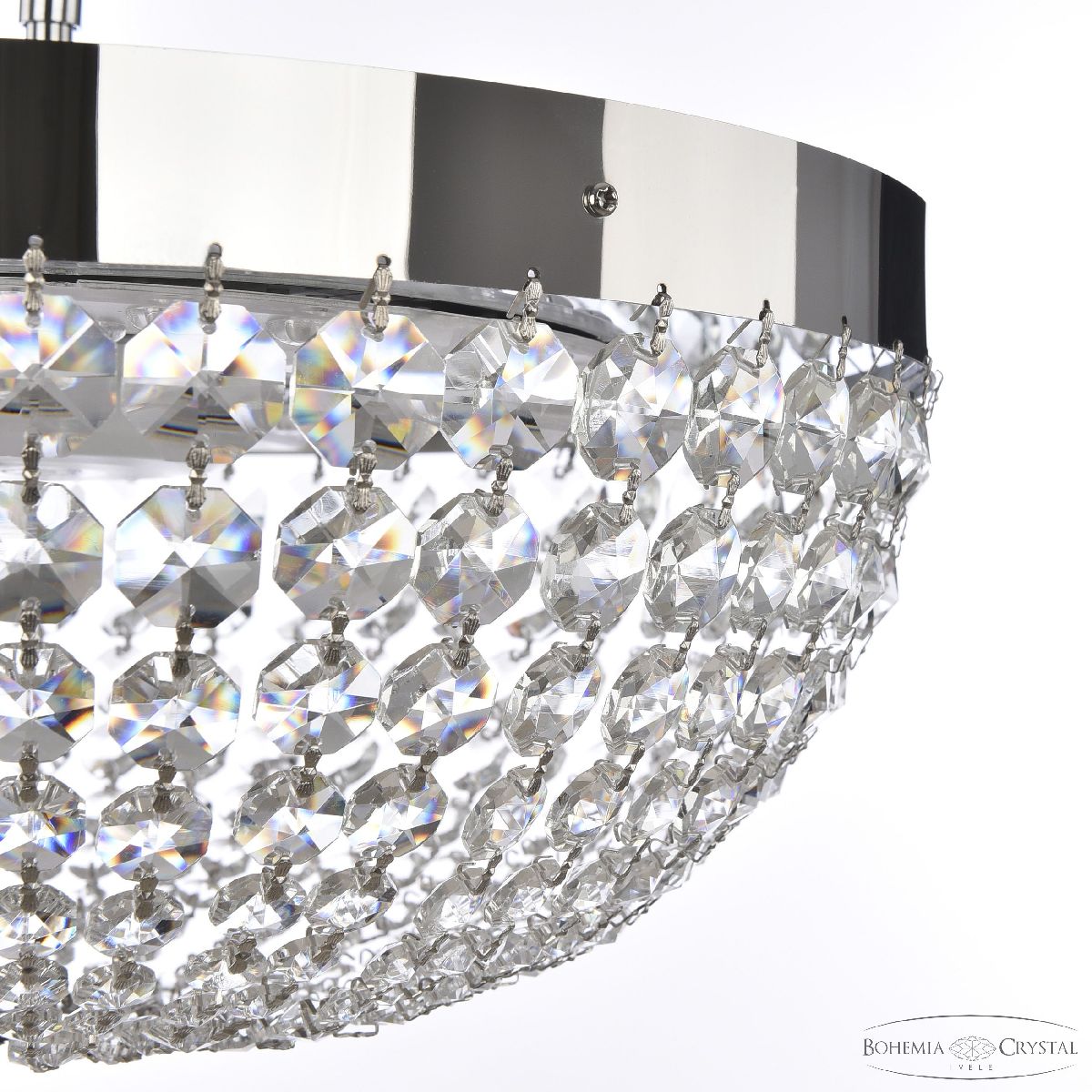 Потолочная люстра Bohemia Ivele Crystal 19291/35NZ/LED-DIM Ni