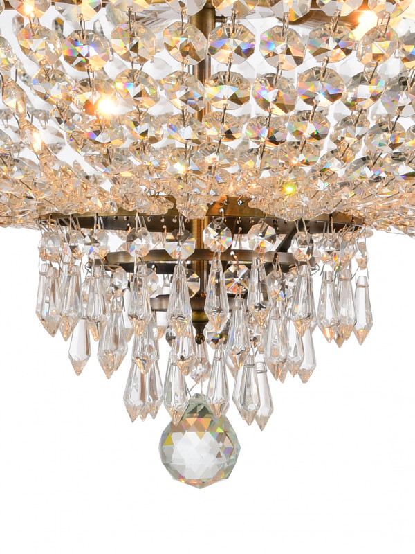 Люстра на штанге Natali Kovaltseva BAROCCO 81404/8C ANTIQUE