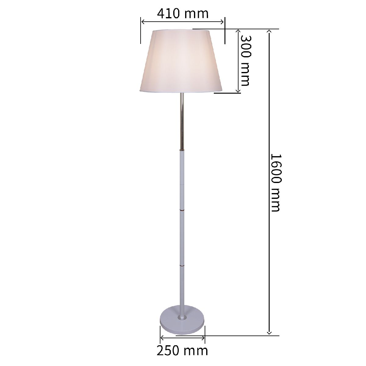 Торшер Reluce 02057-0.6-01 BK-CR