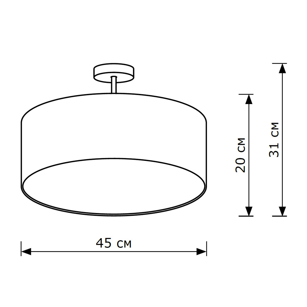 Потолочный светильник LightHall Nova M LH052044