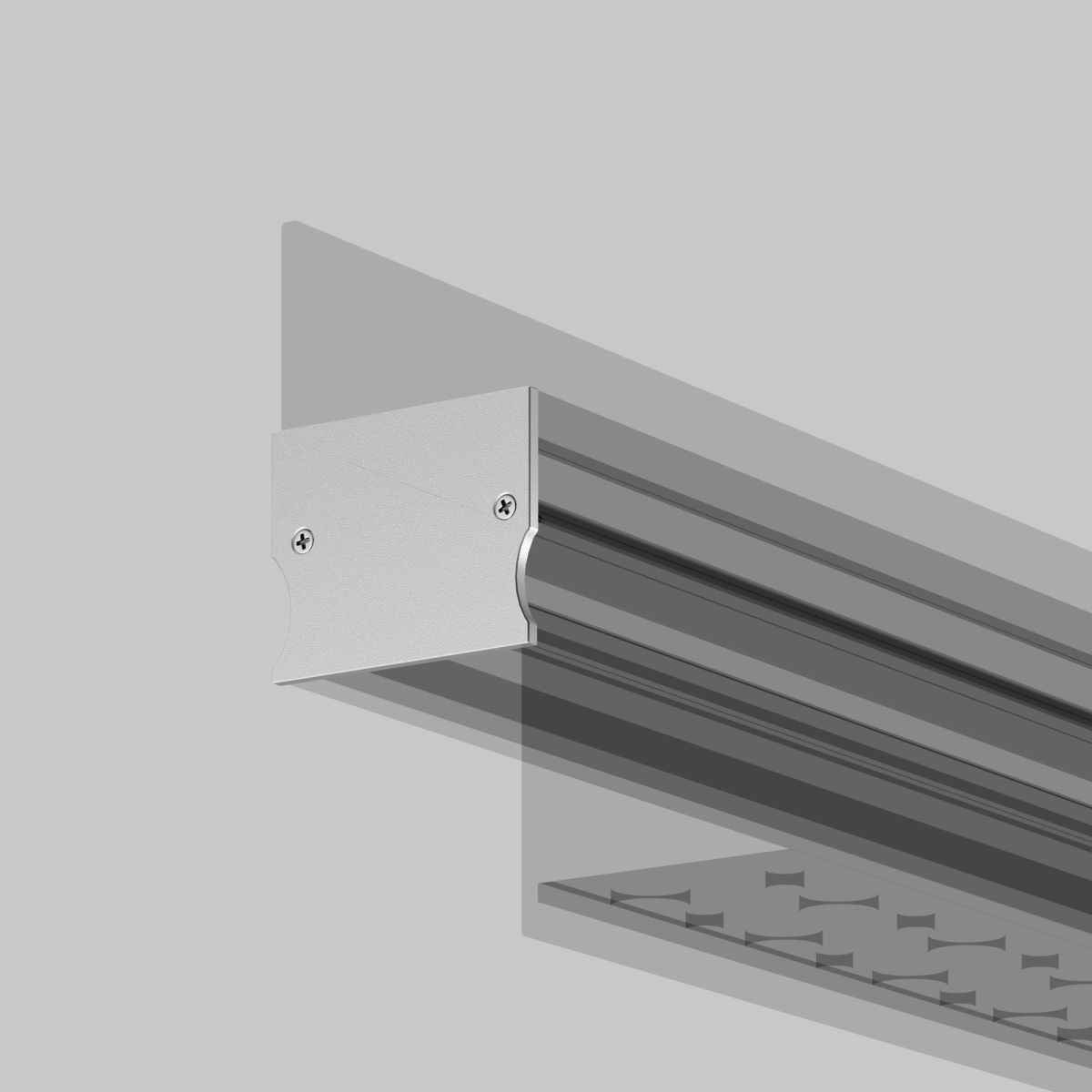 Комплект заглушек для профиля 41×51 2шт Maytoni Led Strip ALM-4151-EC 642057