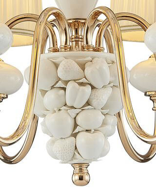 Подвесная люстра Lumien Hall Макей 1031/6H-GD-WT