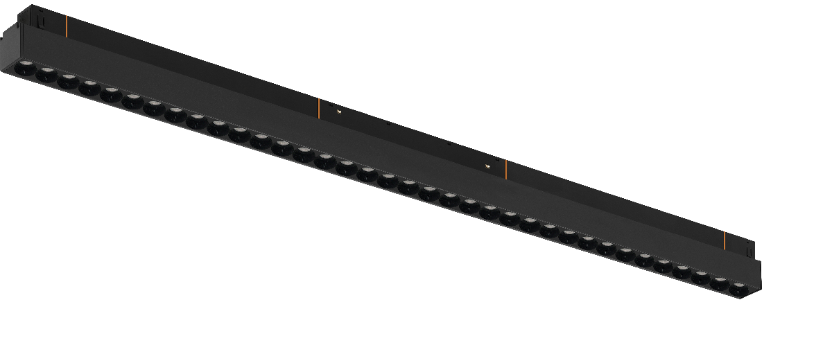 Трековый магнитный светильник iLedex Vision 4822-002-L690-36W-38DG-3000K-BK