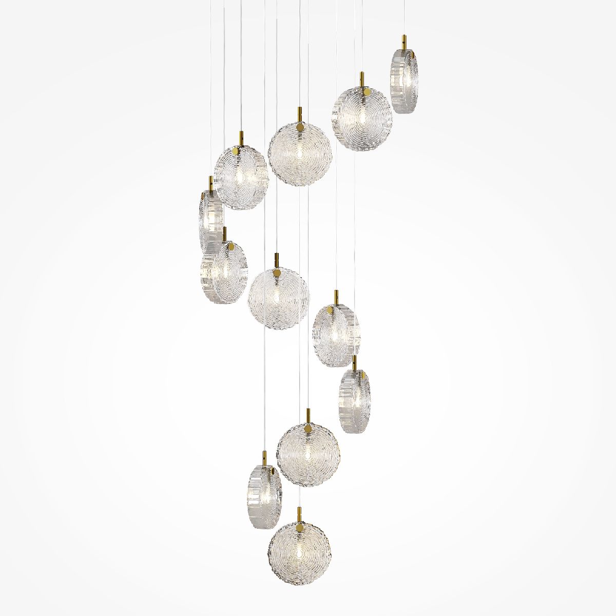 Каскадная люстра Maytoni Frozen MOD254PL-12BS