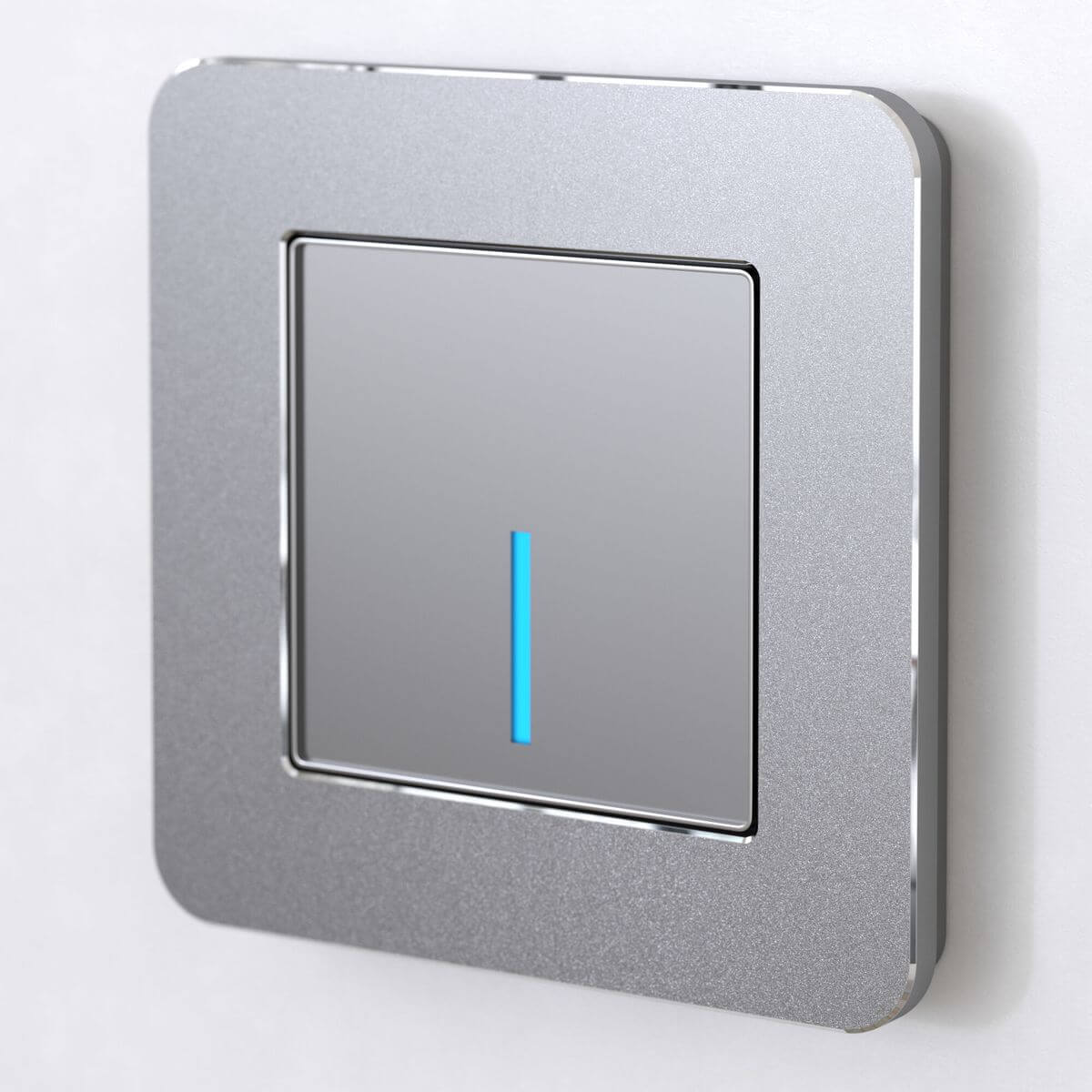 Рамка на 1 пост Werkel Platinum алюминий 4690389184413 W0012606