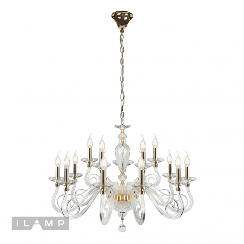 Подвесная люстра iLamp Modo P2328-10+5 GD