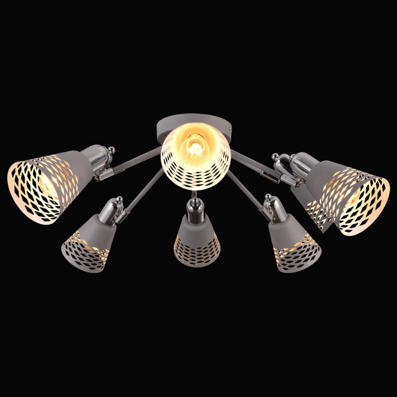 Накладная люстра Natali Kovaltseva VISION 75096/8C GRAY