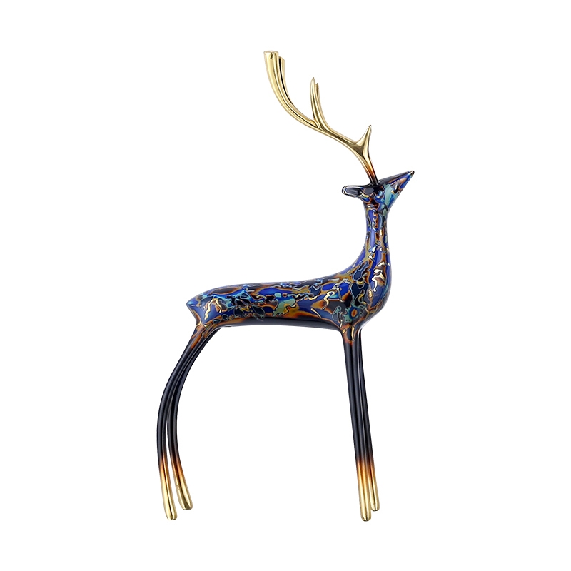 Статуэтка ArtHomeDecor Deer 7317 S GT BL