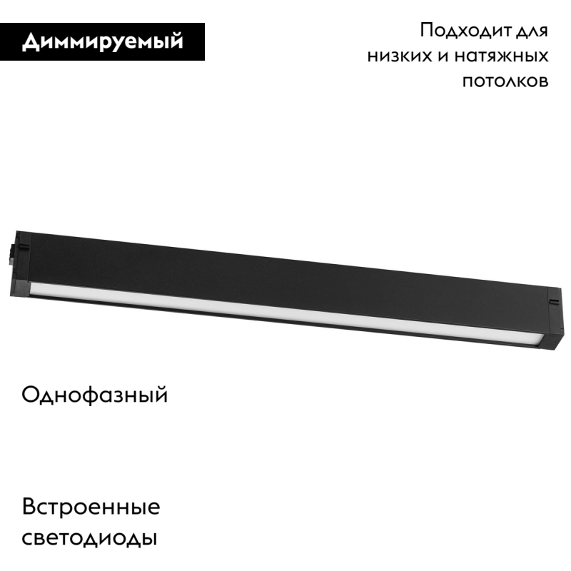 Трековый светодиодный светильник Lightstar Teta 205217