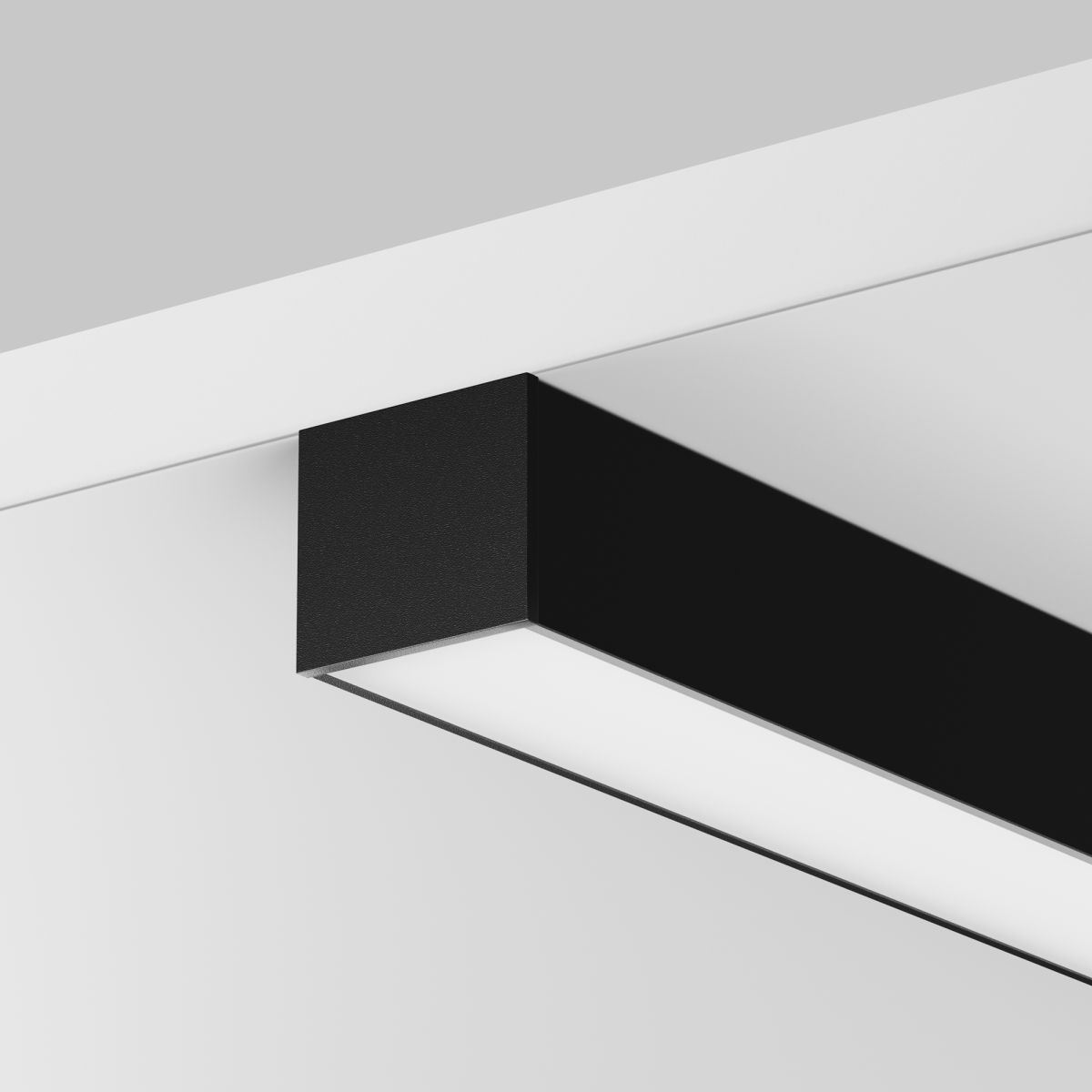 Комплект заглушек для профиля 25×22 2шт Maytoni Led Strip ALM-2522-B-EC 642066