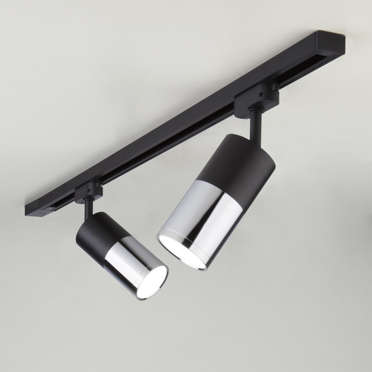 Трековый светодиодный светильник Elektrostandard Avantag Черный матовый/хром 6W LTB27 4690389123511