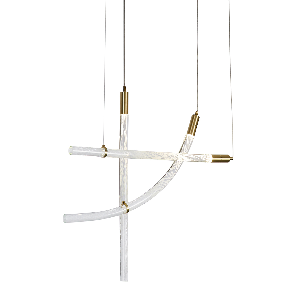 Подвесной светильник Delight Collection OD2412 OD2412-3 gold/clear