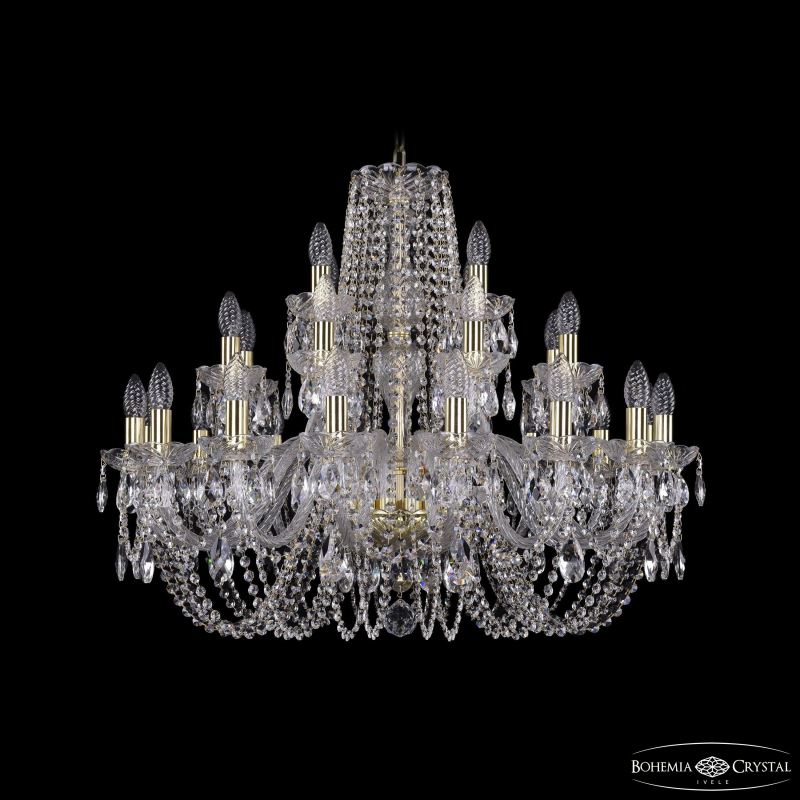 Подвесная люстра Bohemia Ivele Crystal 1402/16+8+4/300 G