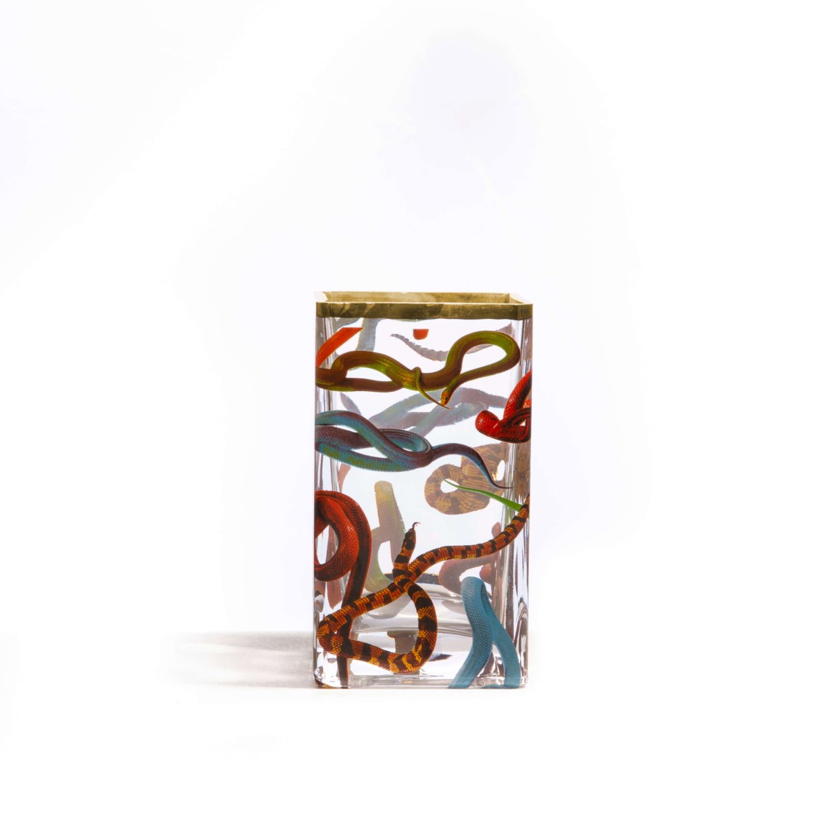 Ваза Snakes Small Seletti Toiletpaper Glass Vase 14121