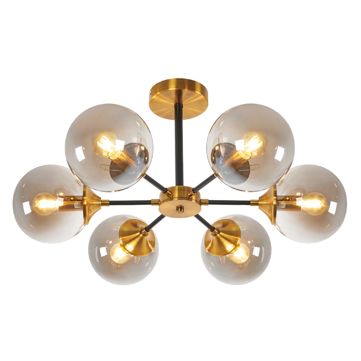 Люстра на штанге MyFar Fisher MR1741-6C