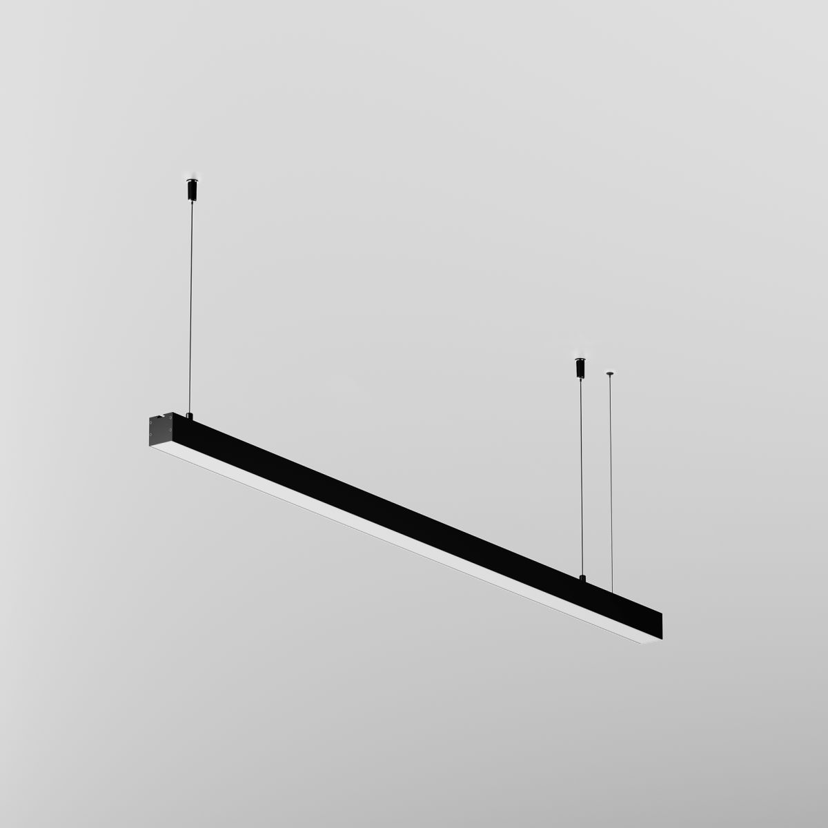 Линейный подвесной светильник Maytoni Technical 4000K 35x35 (Черный, 1 м) LL312012