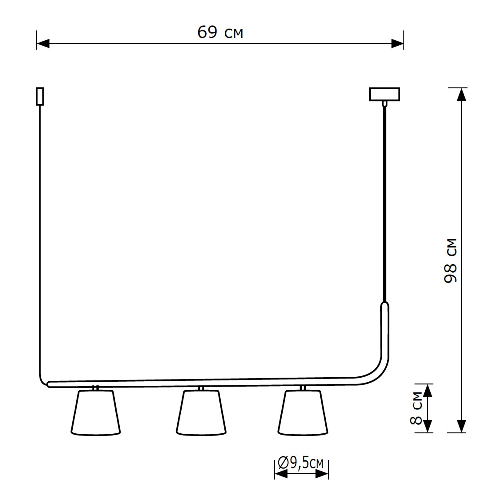 Подвесной светильник LightHall Luvisa LH012144