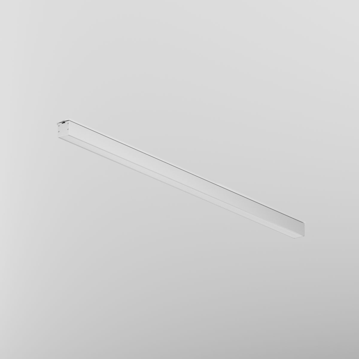 Линейный накладной светильник Maytoni Technical 3000K 35x35 (Серебро, 1 м) LL311003