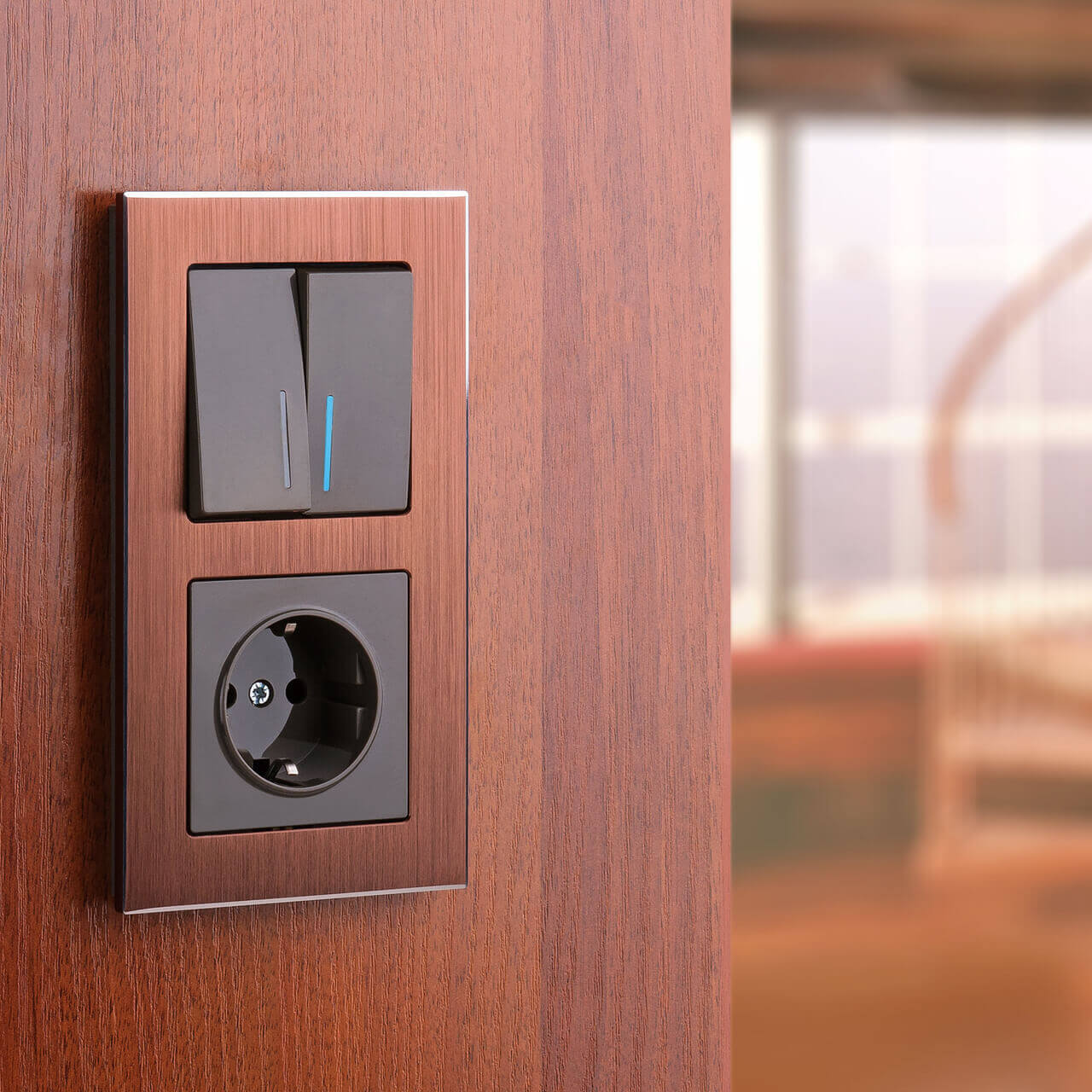 Рамка Werkel Aluminium на 2 поста коричневый алюминий W0021714 4690389158186