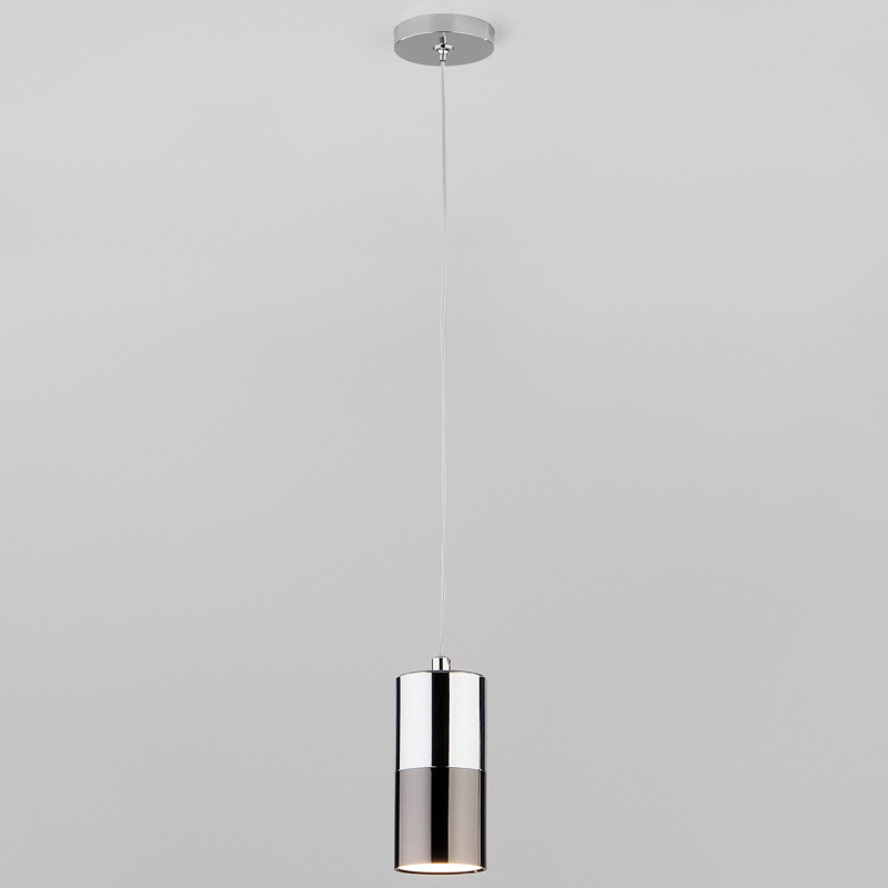 Подвесной светильник Eurosvet Mini Topper 50146/1 хром/черный жемчуг