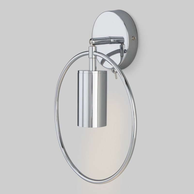 Бра с выключателем на корпусе Eurosvet Coin 20094/1 хром