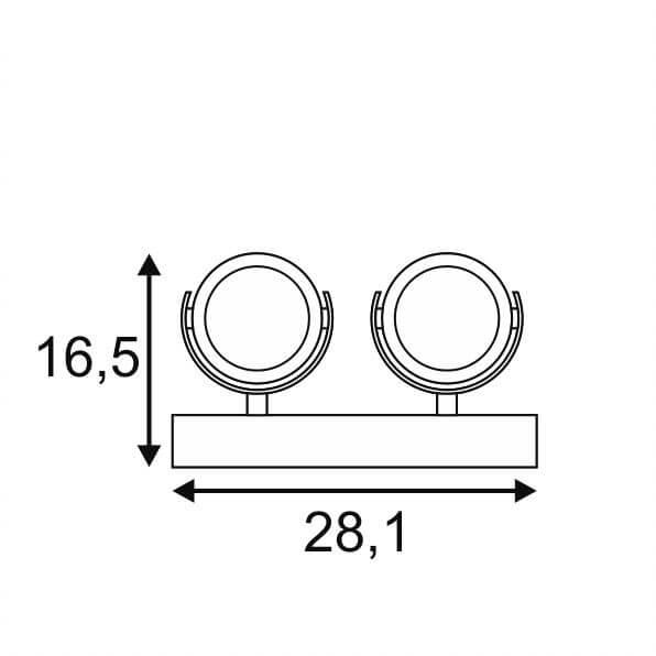 Светодиодный спот SLV Kalu 2 Led 147610